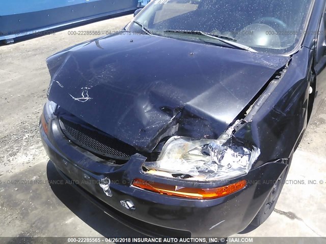 KL1TD66608B092363 - 2008 CHEVROLET AVEO LS 黑色 照片 6