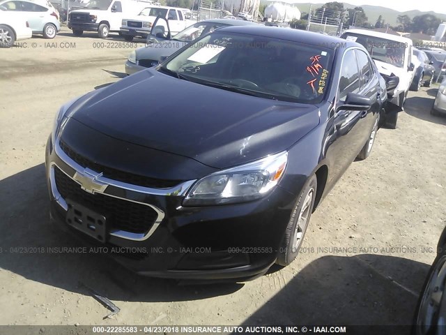 1G11B5SL5FF190752 - 2015 CHEVROLET MALIBU LS 黑色 照片 2