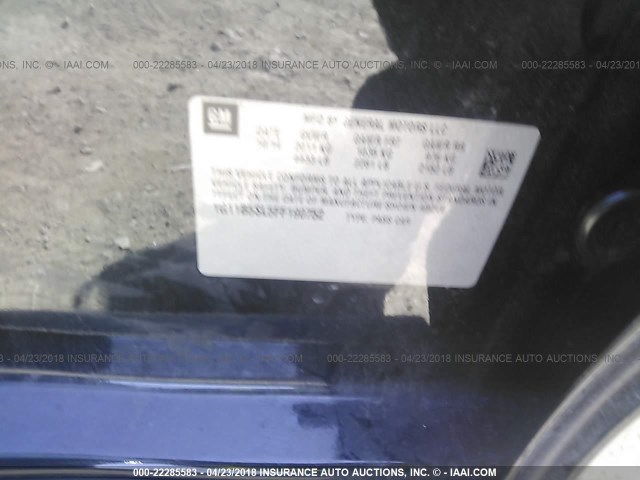 1G11B5SL5FF190752 - 2015 CHEVROLET MALIBU LS 黑色 照片 9