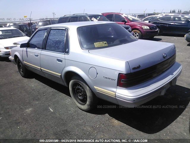1G4AG55N1P6475628 - 1993 BUICK CENTURY SPECIAL SILVER photo 3