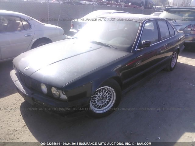 WBAHD6311PBJ88229 - 1993 BMW 525 I AUTOMATIC BLACK photo 2