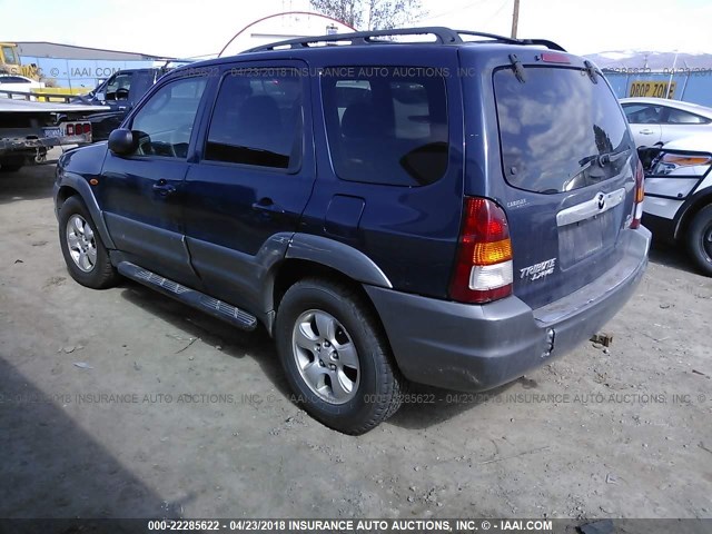 4F2CU09192KM45454 - 2002 MAZDA TRIBUTE LX/ES 蓝色 照片 3