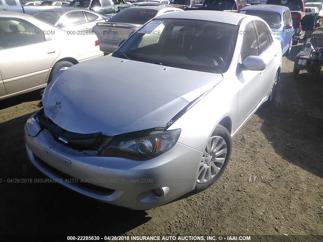 JF1GE61628H518653 - 2008 SUBARU IMPREZA 2.5I SILVER photo 2