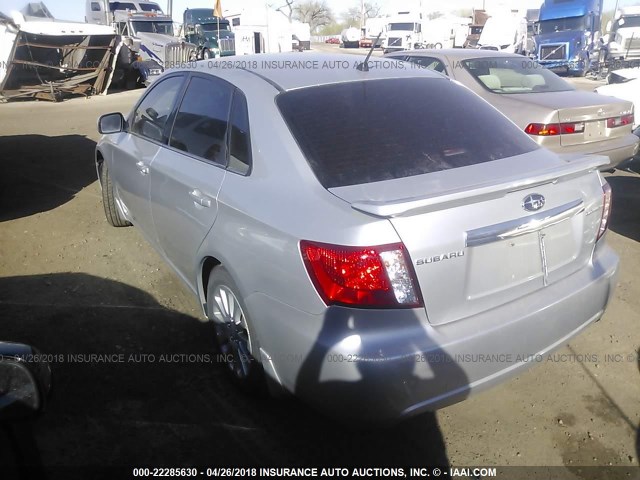 JF1GE61628H518653 - 2008 SUBARU IMPREZA 2.5I SILVER photo 3