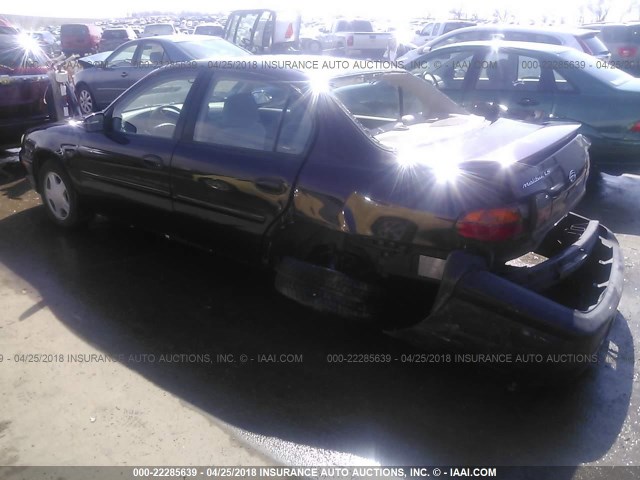 1G1NE52J5Y6164288 - 2000 CHEVROLET MALIBU LS PURPLE photo 3