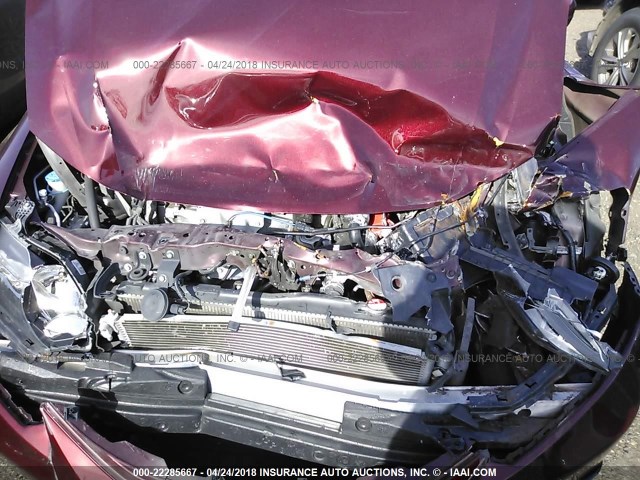 19XFB2F96EE215564 - 2014 HONDA CIVIC EXL MAROON photo 6