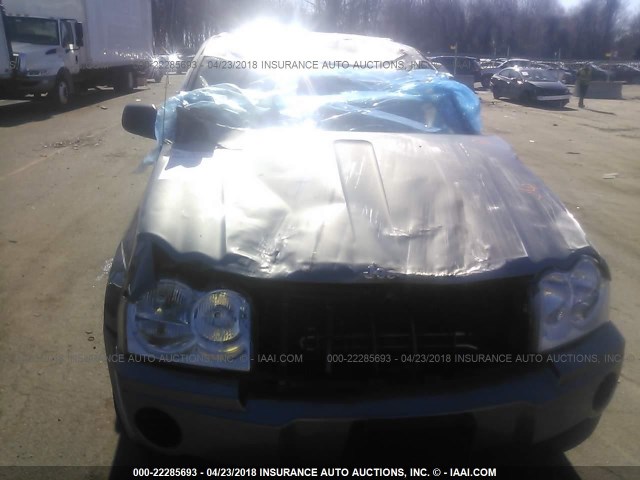 1J8GR48K77C680286 - 2007 JEEP GRAND CHEROKEE LAREDO/COLUMBIA/FREEDOM ვერცხლისფერი ფოტო 6