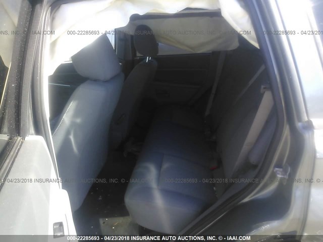 1J8GR48K77C680286 - 2007 JEEP GRAND CHEROKEE LAREDO/COLUMBIA/FREEDOM ვერცხლისფერი ფოტო 8