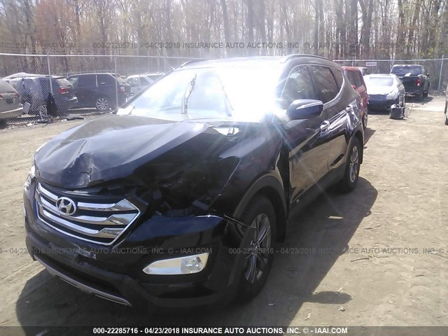 5XYZUDLB3DG061391 - 2013 HYUNDAI SANTA FE SPORT  BLACK photo 2