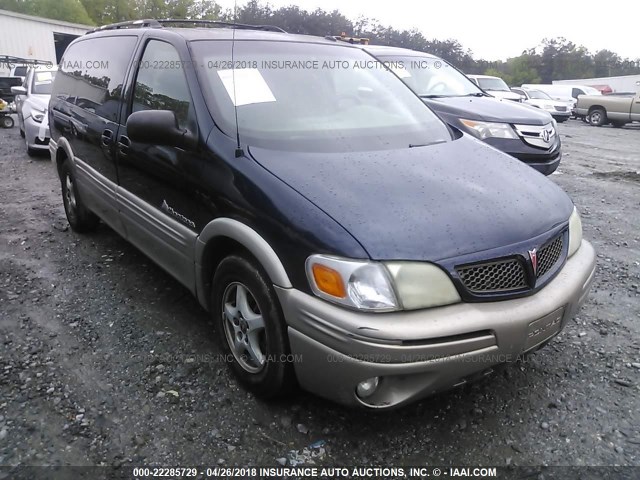 1GMDX13E82D271440 - 2002 PONTIAC MONTANA LUXURY BLUE photo 1