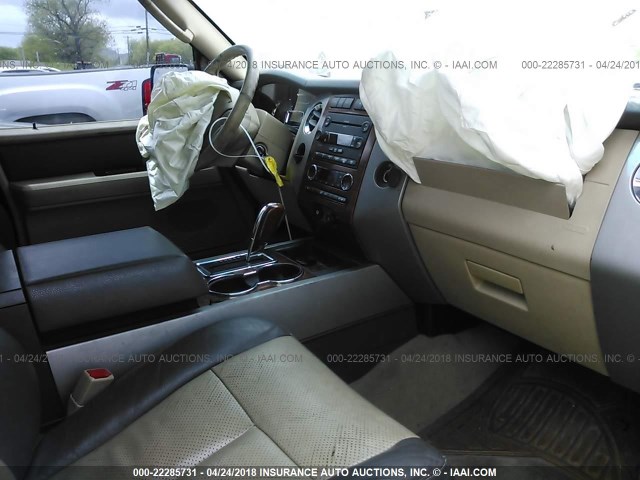 1FMFK17547LA22566 - 2007 FORD EXPEDITION EL EDDIE BAUER ORANGE photo 5