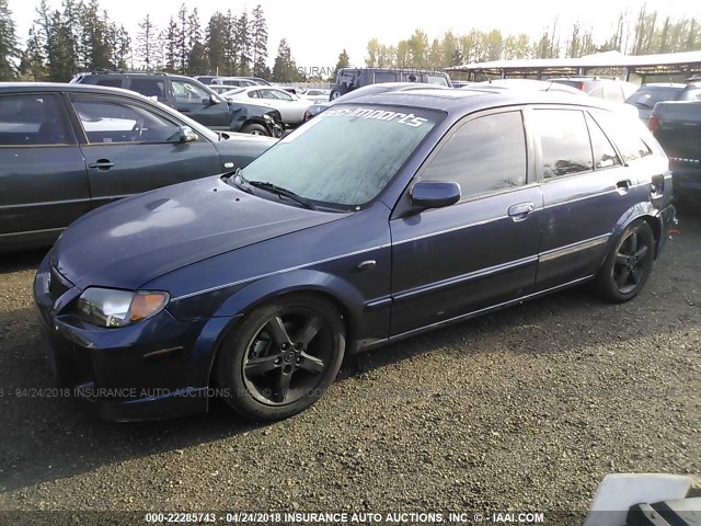JM1BJ245031158764 - 2003 MAZDA PROTEGE PR5 蓝色 照片 2