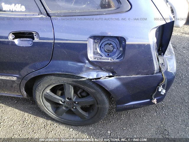 JM1BJ245031158764 - 2003 MAZDA PROTEGE PR5 蓝色 照片 6
