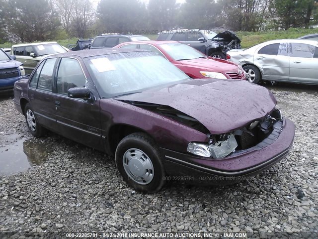 2G1WL54T5P9116788 - 1993 CHEVROLET LUMINA MAROON photo 1