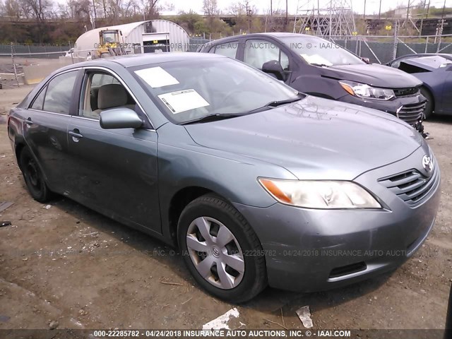 4T1BE46K38U735128 - 2008 TOYOTA CAMRY CE/LE/XLE/SE GREEN photo 1