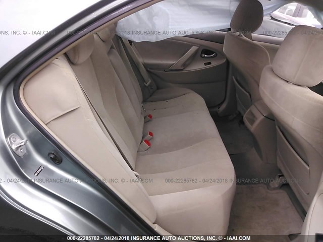4T1BE46K38U735128 - 2008 TOYOTA CAMRY CE/LE/XLE/SE GREEN photo 8
