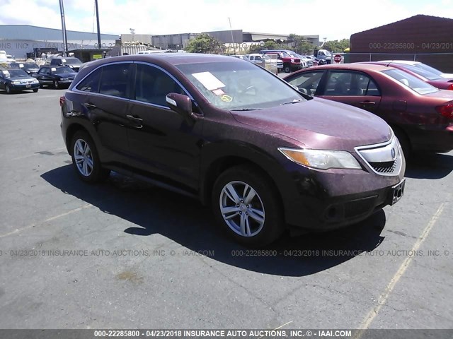 5J8TB3H35DL013856 - 2013 ACURA RDX RED photo 1