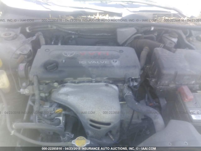 4T1BE30K53U715314 - 2003 TOYOTA CAMRY LE/XLE/SE 银色 照片 10