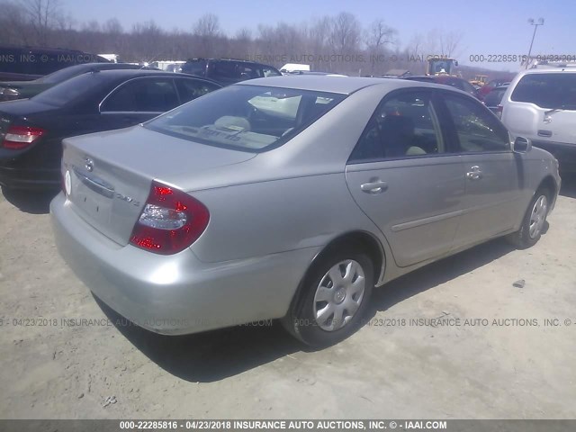 4T1BE30K53U715314 - 2003 TOYOTA CAMRY LE/XLE/SE 银色 照片 4