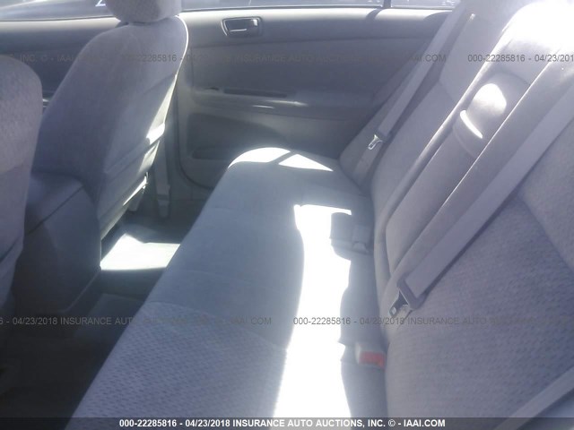 4T1BE30K53U715314 - 2003 TOYOTA CAMRY LE/XLE/SE 银色 照片 8