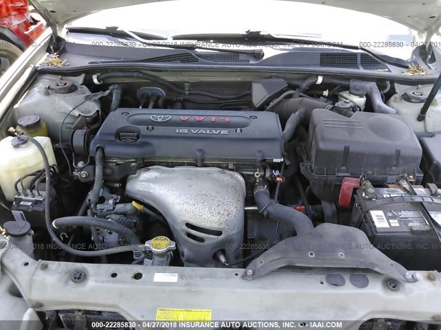 4T1BE32K45U096379 - 2005 TOYOTA CAMRY LE/XLE/SE 银色 照片 10