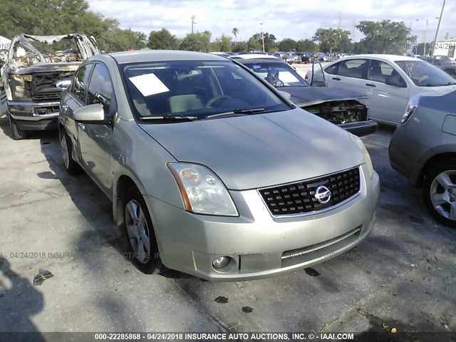 3N1AB61EX8L742029 - 2008 NISSAN SENTRA 2.0/2.0S/2.0SL TAN photo 1