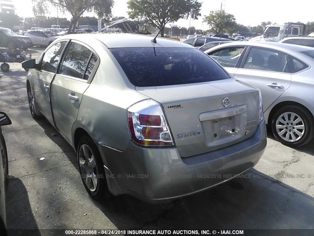 3N1AB61EX8L742029 - 2008 NISSAN SENTRA 2.0/2.0S/2.0SL 棕色 照片 3