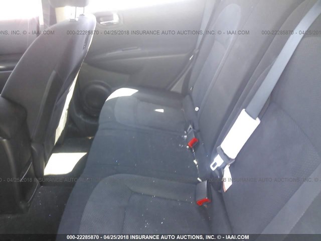 JN8AS5MT8CW609505 - 2012 NISSAN ROGUE S/SV SILVER photo 8