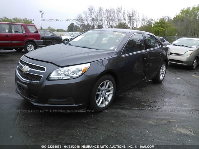 1G11D5RR2DF108199 - 2013 CHEVROLET MALIBU 1LT 棕色 照片 2