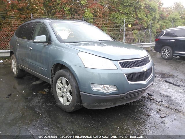 1GNER23D09S177601 - 2009 CHEVROLET TRAVERSE LT GREEN photo 1