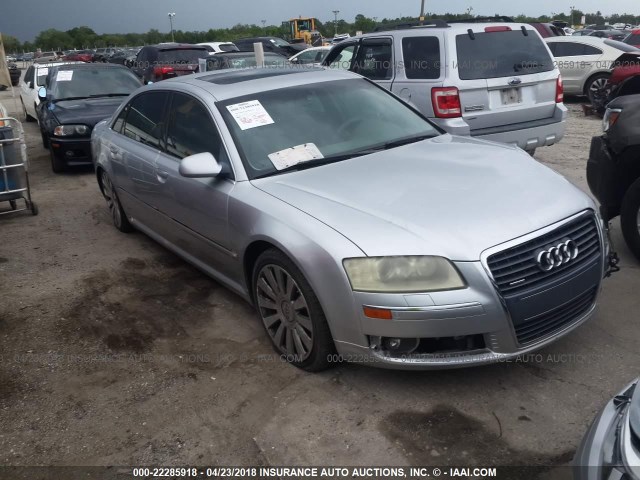 WAUML44E46N004339 - 2006 AUDI A8 L QUATTRO SILVER photo 1