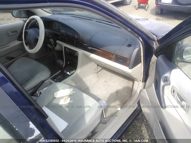 1N4BU31D9SC110052 - 1995 NISSAN ALTIMA XE/GXE/SE/GLE BLUE photo 5