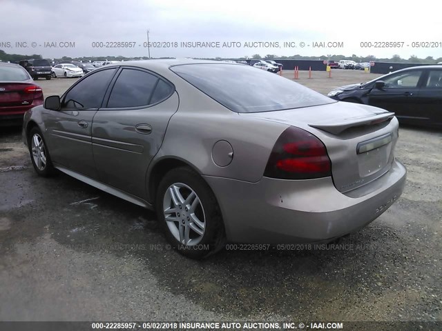 2G2WR554761299738 - 2006 PONTIAC GRAND PRIX GT TAN photo 3