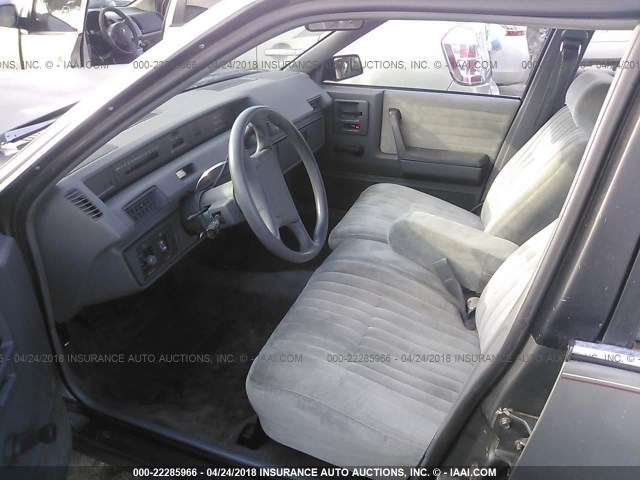 1G2AF51R3K6205345 - 1989 PONTIAC 6000 LE GRAY photo 5