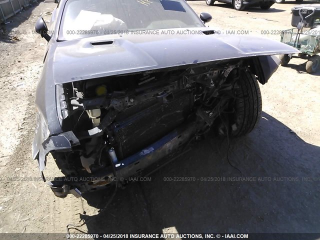 2B3CJ4DV5AH322820 - 2010 DODGE CHALLENGER SE BLACK photo 6