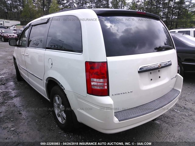 2A8HR54129R674302 - 2009 CHRYSLER TOWN & COUNTRY TOURING WHITE photo 3