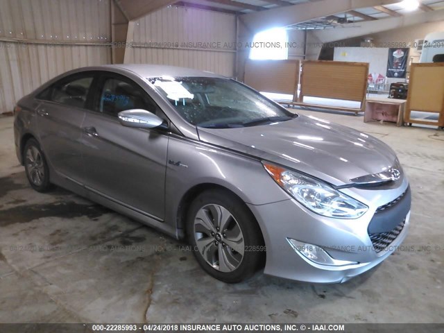 KMHEC4A44DA083109 - 2013 HYUNDAI SONATA HYBRID SILVER photo 1