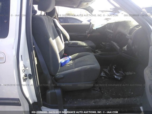 5TBRT34166S478294 - 2006 TOYOTA TUNDRA ACCESS CAB SR5 WHITE photo 5