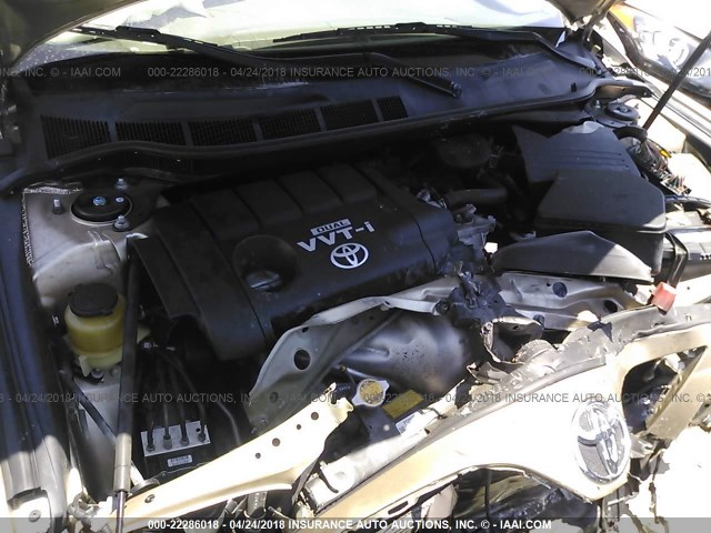 4T1BF3EK0AU020273 - 2010 TOYOTA CAMRY SE/LE/XLE 灰色 照片 10