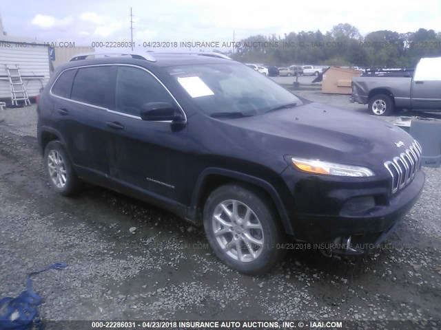 1C4PJLCB2GW178137 - 2016 JEEP CHEROKEE LATITUDE BLACK photo 1