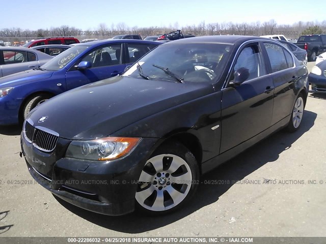 WBAVD53598A284343 - 2008 BMW 335 XI BLACK photo 2