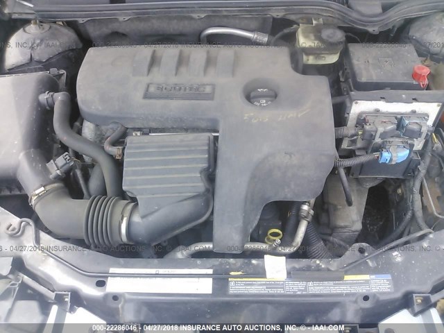 1G8AJ55F66Z175699 - 2006 SATURN ION LEVEL 2 GRAY photo 10