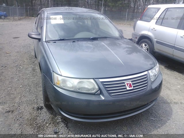 1G8AJ55F66Z175699 - 2006 SATURN ION LEVEL 2 GRAY photo 6