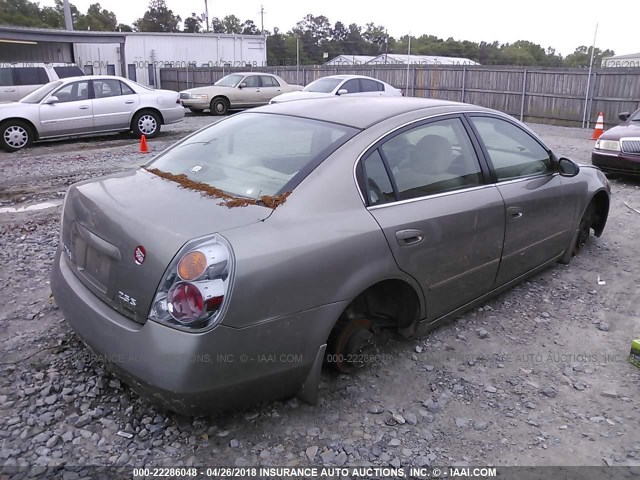 1N4AL11DX6C231133 - 2006 NISSAN ALTIMA S/SL BROWN photo 4