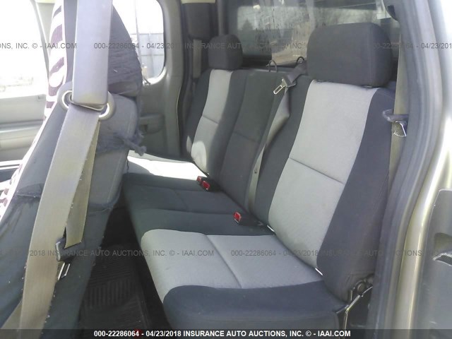 2GTEK19C091127173 - 2009 GMC SIERRA K1500 GRAY photo 8