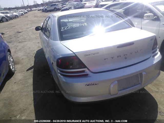 1B3EL46X23N559597 - 2003 DODGE STRATUS SE/SXT SILVER photo 3