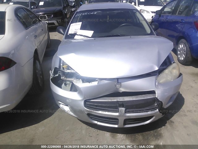 1B3EL46X23N559597 - 2003 DODGE STRATUS SE/SXT SILVER photo 6