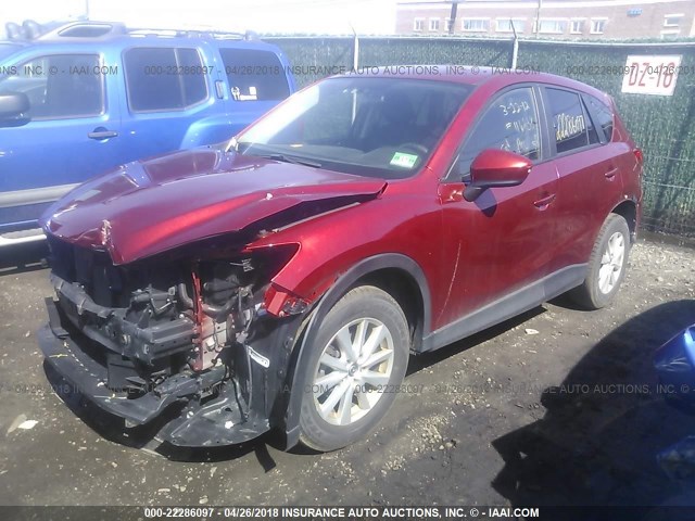 JM3KE2CE5D0157713 - 2013 MAZDA CX-5 TOURING BURGUNDY photo 2