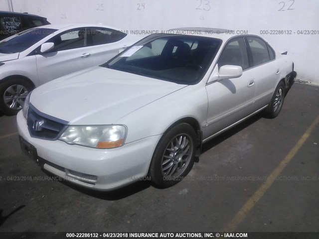 19UUA568X3A048744 - 2003 ACURA 3.2TL TYPE-S WHITE photo 2