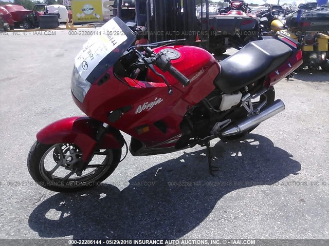 JKAEXMF107DA38532 - 2007 KAWASAKI EX250 F RED photo 2